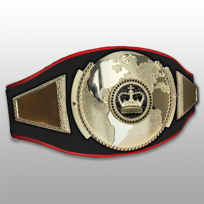 CHAMPIONSHIP BELT PROGLOBE/G/BLKGEMG - AVAILABLE IN 6+ COLOURS